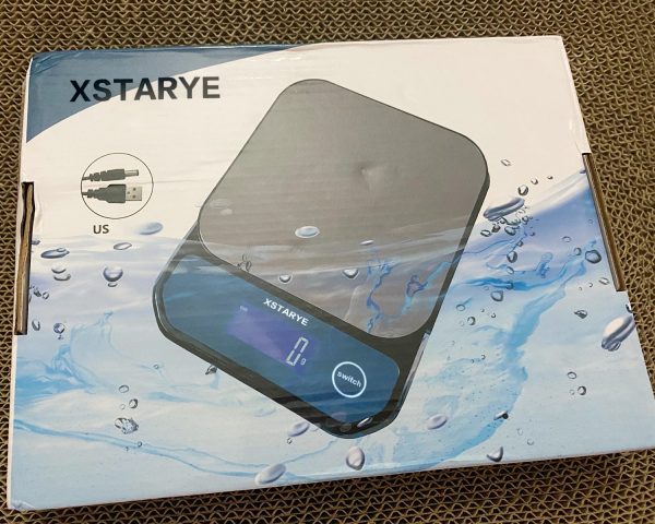 XSTARYE electronic kitchen scale,2lb Digital Kitchen Scale Weight Grams and oz , Stainless Steel and Tempered Glass Online