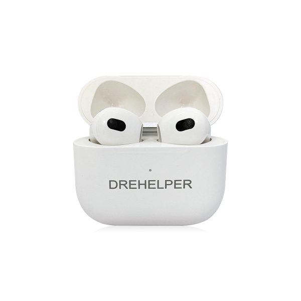 DREHELPER Wireless Earbuds Bluetooth 5.0 Headphone,CVC 8.0 Noise Cancellation Headsets,Pop-ups Auto Pairing in-Ear Earphone Mic Waterproof (IPX5) for iPhone Android PC,(White) For Sale