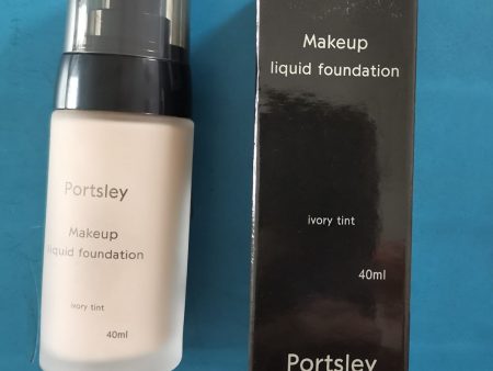 Portsley Liquid Foundation Makeup, Natural Beige, Oil-Free Foundation Discount