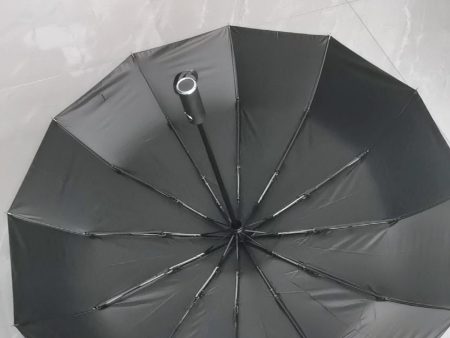 TENTAGON Windproof & Water-Resistant Foldable Umbrella, Black For Cheap