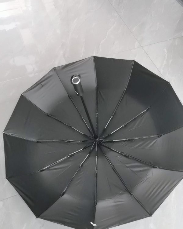 TENTAGON Windproof & Water-Resistant Foldable Umbrella, Black For Cheap