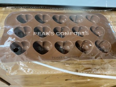 PEAKS COMFORTS chocolate mould,Heart Shape Ice Cube Candy Chocolate Mold, Valentine Candy Molds Online Hot Sale