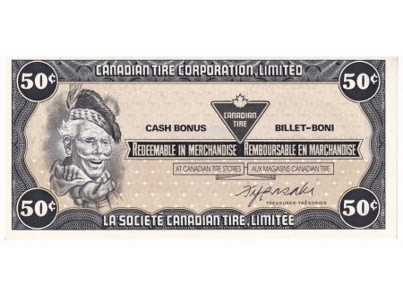 S7-E-DZ 1985 Canadian Tire Coupon 50 Cents Uncirculated For Cheap