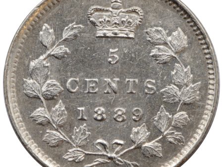 1889 Canada 5-cents AU-UNC (AU-55) $ Sale