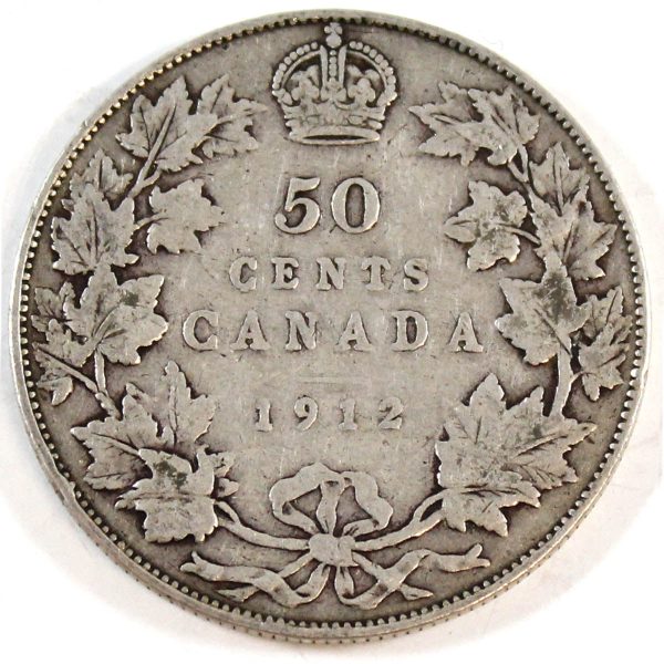 1912 Canada 50-cents G-VG (G-6) Online Sale