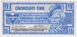 S17-Fa-*0 Replacement 1992 Canadian Tire Coupon $1.00 Fine (Tear) For Sale