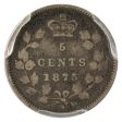 1875H Large Date Canada 5-cents PCGS Certified VG-8 on Sale