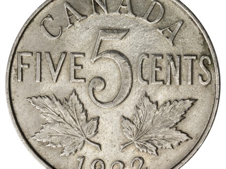 1922 Far Rim Canada 5-cents UNC+ (MS-62) $ Sale