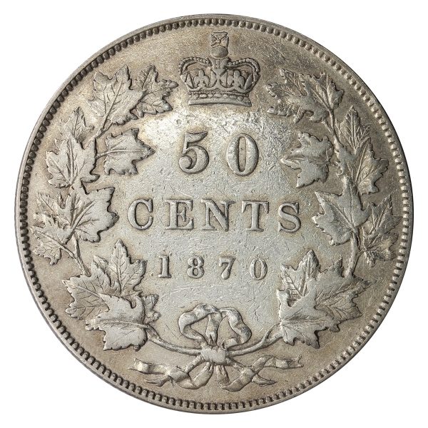 1870 LCW Canada 50-cents VF-EF (VF-30) $ Hot on Sale