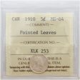 1910 Pointed Leaves Canada 5-cents ICCS Certified MS-64 (XLK 253) on Sale