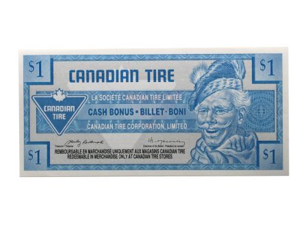 S15-F-00 1992 Canadian Tire Coupon $1.00 Uncirculated Supply