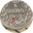 1897 Slender 8 Canada 5-cents ICCS Certified EF-45 on Sale