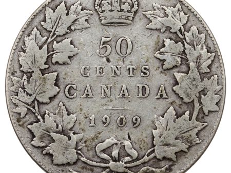 1909 Canada 50-cents VG-F (VG-10) $ Hot on Sale