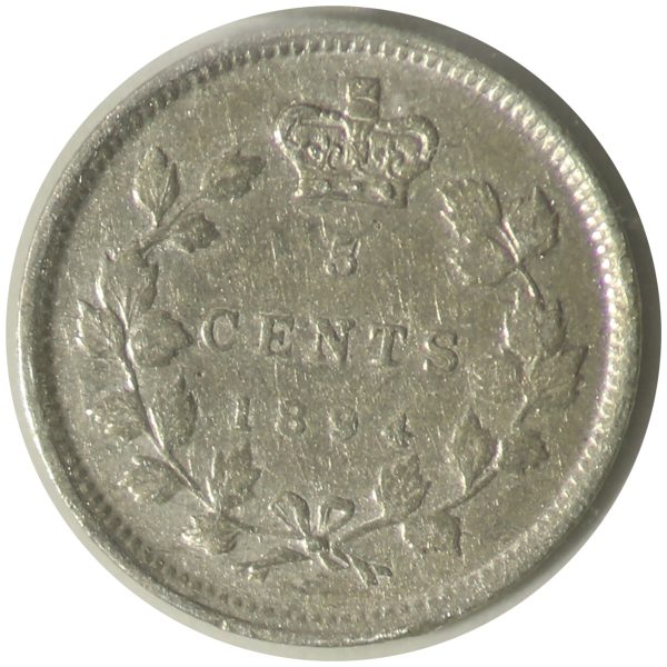 1894 Canada 5-cents ICCS Certified VF-30 on Sale