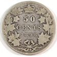 1898 Canada 50-cents Good (G-4) $ Fashion