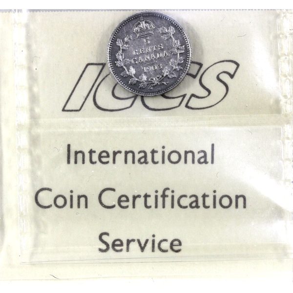 1903 Canada 5-cents ICCS Certified EF-45 Online Hot Sale