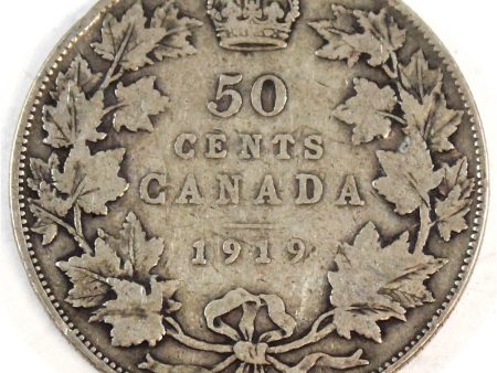 1919 Canada 50-cents Very Good (VG-8) For Sale