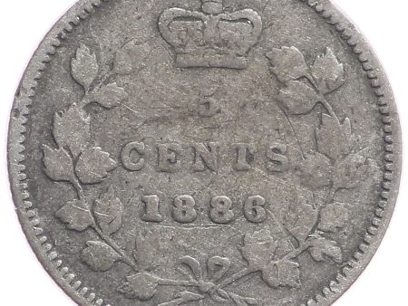 1886 Large 6 Canada 5-cents Good (G-4) Online now