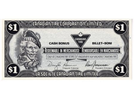 S9-F-EY 1987 Canadian Tire Coupon $1.00 Uncirculated Sale