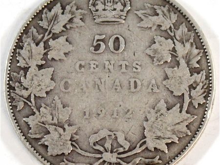 1912 Canada 50-cents Very Good (VG-8) Discount