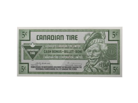 S15-B-00 1992 Canadian Tire Coupon 5 Cents Uncirculated on Sale