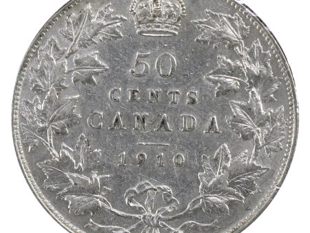 1910 Edwardian Leaves Canada 50-cents Extra Fine (EF-40) $ Online