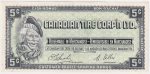 S1-B-H 1961 Canadian Tire Coupon 5 Cents Almost Uncirculated Sale