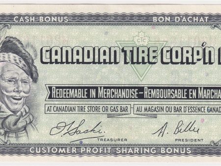 S1-B-H 1961 Canadian Tire Coupon 5 Cents Almost Uncirculated Sale