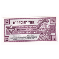 S22-G-00 1996 Canadian Tire Coupon $2.00 Uncirculated For Sale