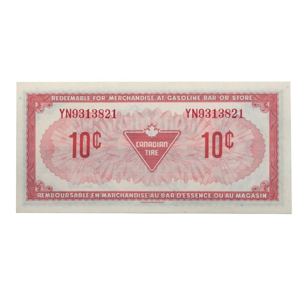 S4-C-YN 1974 Canadian Tire Coupon 10 Cents AU-UNC Supply