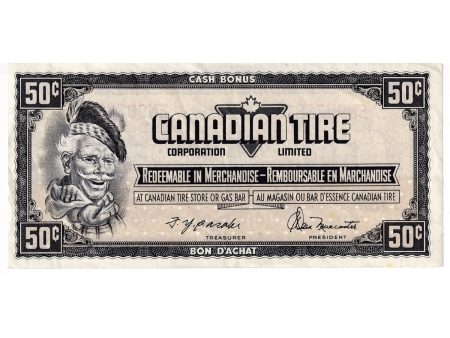 S4-E-EN 1974 Canadian Tire Coupon 50 Cents VF-EF Hot on Sale