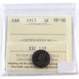 1915 Canada 5-cents ICCS Certified VF-30 Online now