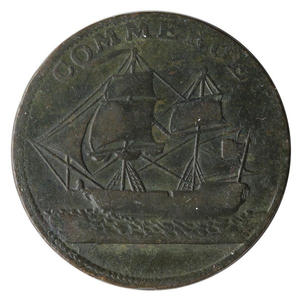 1781 North American Copper Token F-VF (F-15) $ Discount