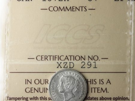 1872H Canada 5-cents ICCS Certified EF-45 For Sale