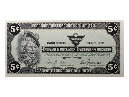 S13-B-A1 1991 Canadian Tire Coupon 5 Cents Uncirculated Online Sale