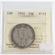 1914 Canada 50-cents ICCS Certified F-15 on Sale