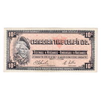 S1-C-C 1961 Canadian Tire Coupon 10 Cents VF-EF For Cheap