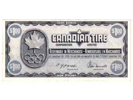 S5-F-ON 1976 Canadian Tire Coupon $1.00 Extra Fine Online now