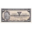 S8-E-DZ1 White C 1985 Canadian Tire Coupon 50 Cents AU-UNC Fashion