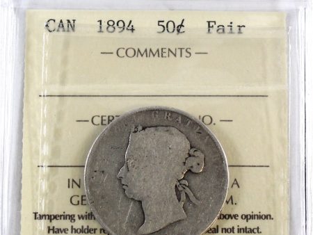 1894 Canada 50-cents ICCS Certified Fair Supply