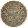 1902H Large H Canada 5-cents Good (G-4) For Cheap