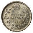 1911 Canada 5-cents Choice Brilliant Uncirculated (MS-64) $ on Sale