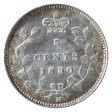 1890H Canada 5-cents ICCS Certified MS-63 (JB 687) Fashion