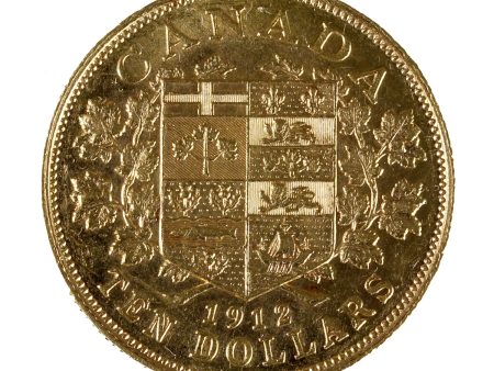 1912 Canada $10 Gold Extra Fine (EF-40) Online now