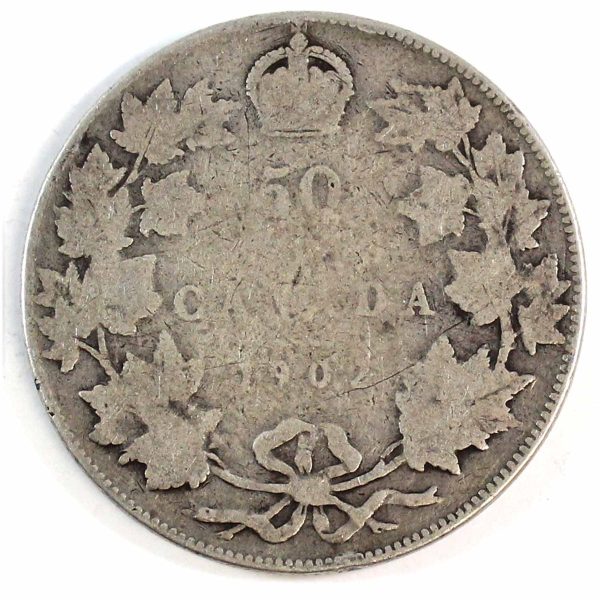 1902 Canada 50-cents Good (G-4) For Cheap