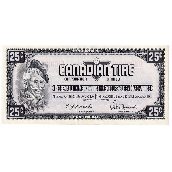 S4-D-BM2 Orange # 1974 Canadian Tire Coupon 25 Cents Extra Fine Online