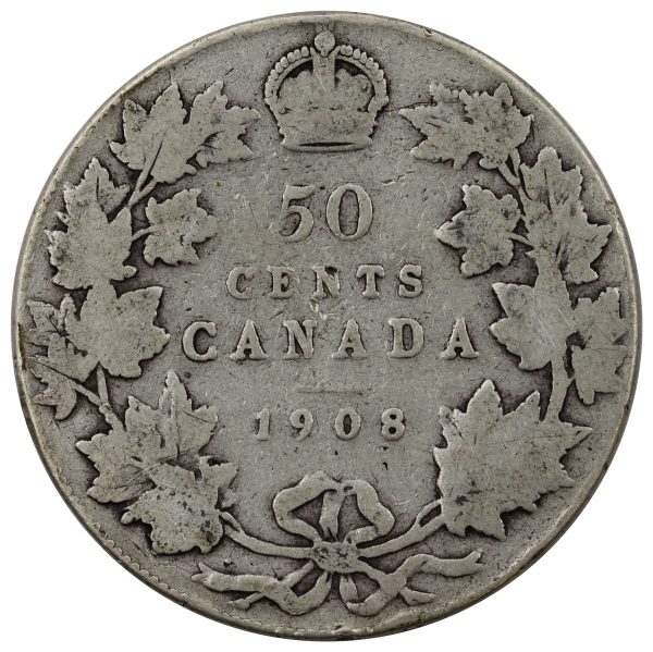 1908 Canada 50-cents G-VG (G-6) Online Hot Sale