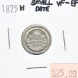 1875H Small Date Canada 5-cents VF-EF (VF-30) $ Fashion