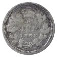 1858 Large Date 5-cents ICCS Certified F-12 Online