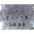 1886 Small 6 Canada 5-cents ICCS Certified EF-45 Online now